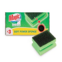 Домакинска Гъба Magic Clean Premium Soft Power 3бр